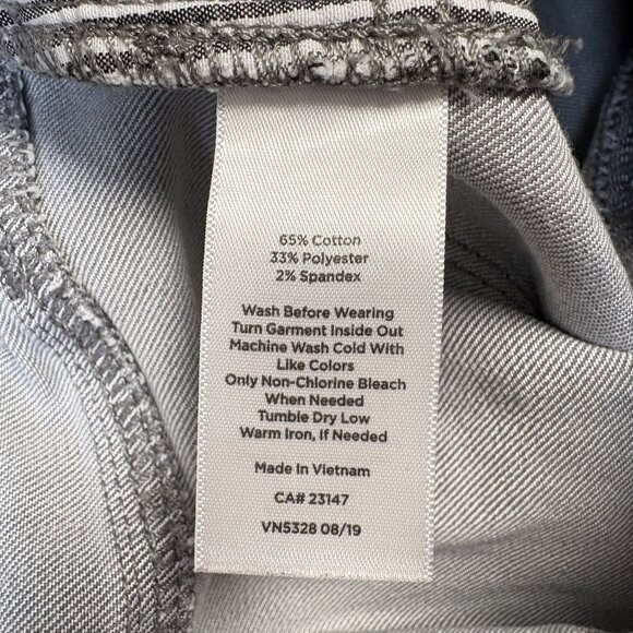 Talbots Jeans Women's 2P Gray High Waist Jegging Ankle Classic Comfort - Picture 9 of 12